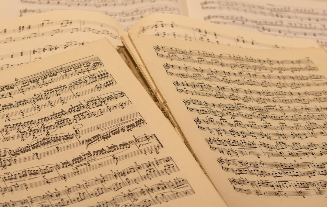 old music notes