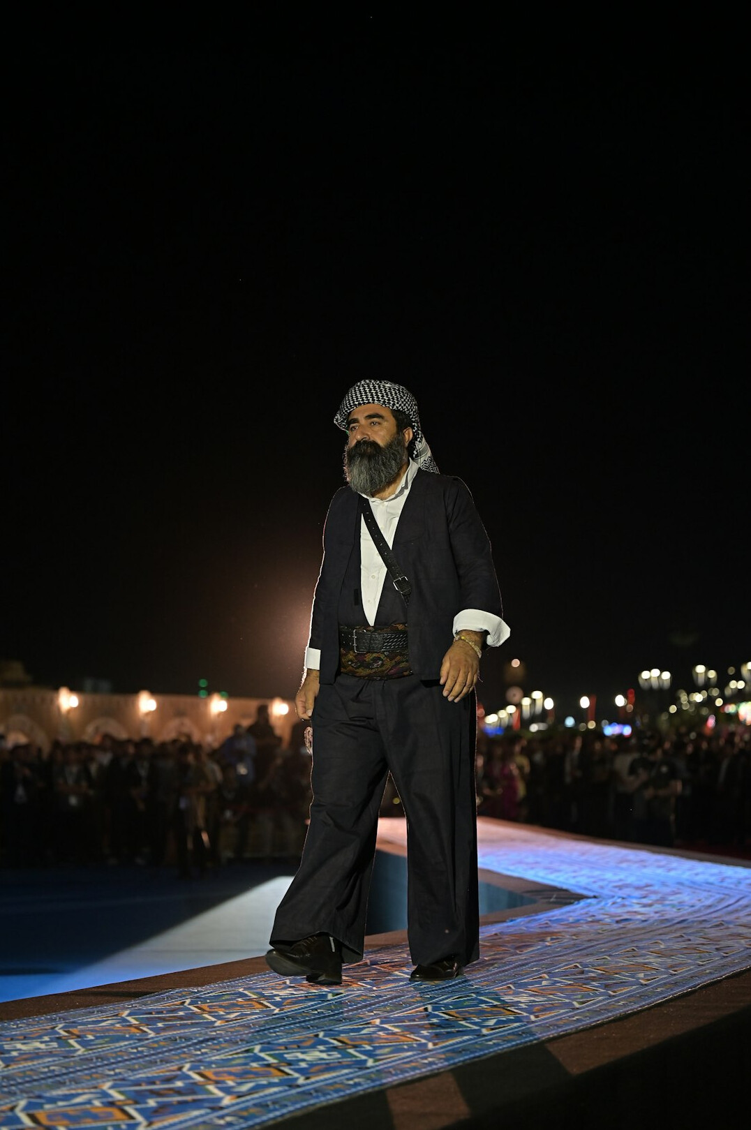 Red carpet event with flashing cameras