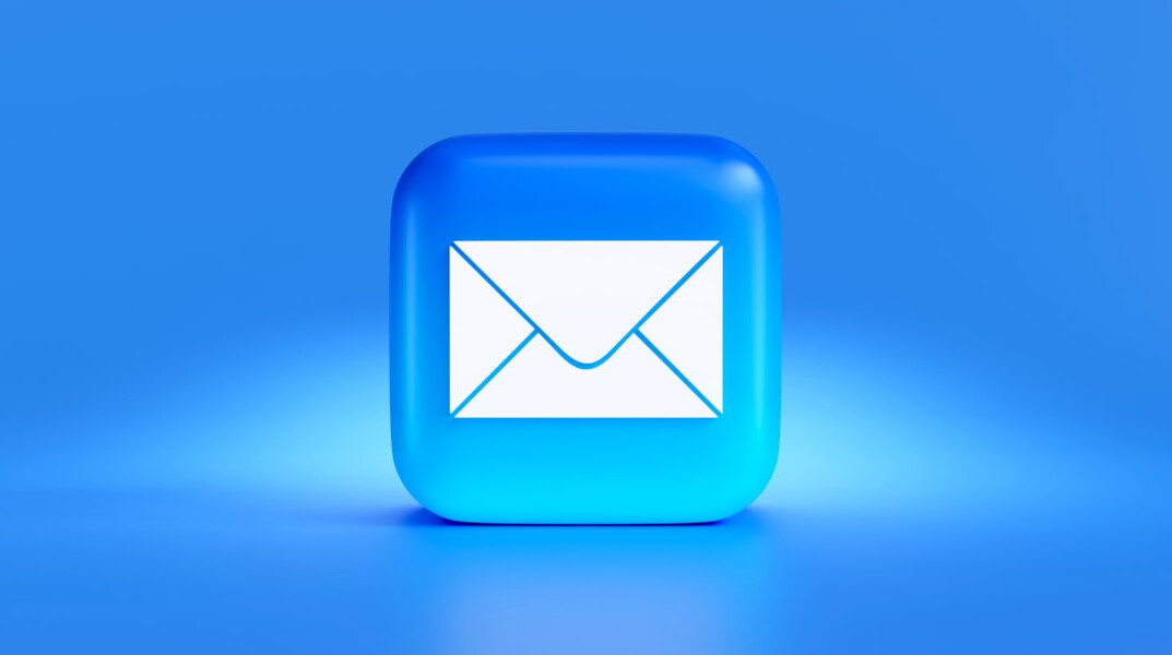 Open envelope with newsletter email concept